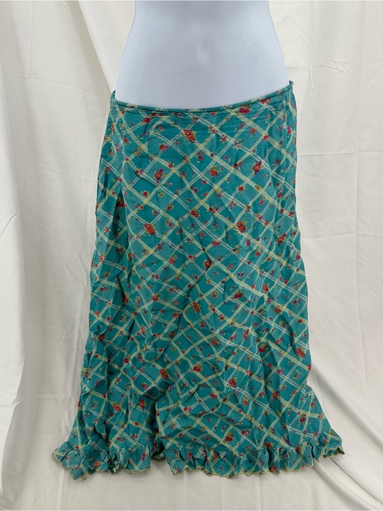Free People Dresses & Skirts - Teal Cottagecore Y2K Free People Floral Midi Skirt